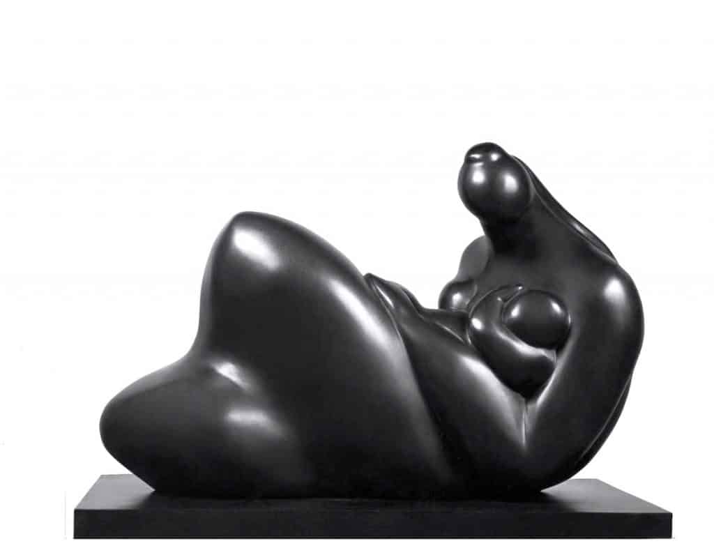 “Reclining Mother Holding Child”